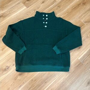Outdoor Voices Megafleece Snap Up Pullover Fleece Medium